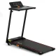 Everfit Foldable Electric Treadmill with Incline & Detachable Desk, Bluetooth App, Shock-Absorption Belt, 2.5HP, Black