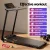 Everfit Foldable Electric Treadmill with Incline & Detachable Desk, Bluetooth App, Shock-Absorption Belt, 2.5HP, Black