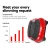 Everfit Vibration Machine Platform Red - Dual-Belt Motor, 99 Speed Levels, Resistance Bands, 180kg Capacity, 70x39x13cm