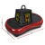 Everfit Vibration Machine Platform, Dual-Belt Motor, 99 Speeds, 180kg Capacity, Resistance Bands, Dark Red, 70x39x13cm