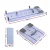 Everfit Foldable Pilates Reformer Board: Full-Body Workout, Adjustable Resistance, Non-Slip Handles, Purple, 106x41x3 cm