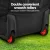 Everfit Golf Travel Bag with Wheels, Semi-Hard Shell, Oxford Fabric, Foldable, 135cm, Airline Approved, Black