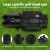 Everfit Golf Travel Bag with Wheels, Semi-Hard Shell, Oxford Fabric, Foldable, 135cm, Airline Approved, Black