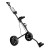Everfit Quick Folding Golf Buggy Trolley Cart, 2 Wheels, Aluminium Frame, Scoreboard & Cup Holder, 109x62x100cm, Black