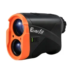 Everfit 700M Golf Rangefinder with Slope On/Off, Vibration Alert, 6X Magnification, Orange - Improve Your Game Today