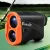 Everfit 700M Golf Rangefinder with Slope On/Off, Vibration Alert, 6X Magnification, Orange - Improve Your Game Today