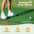 Everfit Golf Hitting Mat 150x150cm Portable Practise Training Aid, Realistic PP Grass, Non-Slip Base, UV Resistant
