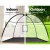 Everfit 3.5m Portable Golf Practise Net with Durable 80G Mesh, Fibreglass Frame, Target Pocket & Carry Bag Black