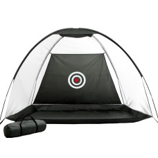 Everfit 3M Portable Golf Practise Net Black, Durable Oxford Mesh, Fibreglass Frame, Large Target, Indoor/Outdoor Use