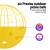 Everfit 12PC Pickleball Set 40-Hole Durable PE Balls 74mm Official Size Indoor Outdoor Green Yellow