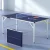 Everfit Portable Foldable Table Tennis Ping Pong Table, 152cm x 76.5cm, Indoor Outdoor, MDF Surface, Net, Rackets, Balls