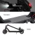 Electric Scooter 500W Folding Portable, 25KM/H Max Speed, 25KM Range, 8.5" Wheels, Double Brake, Black, for Adults