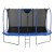 Everfit 12FT Rectangle Kids Trampoline with Basketball Set, Safety Net, UV-Resistant Mat, Galvanised Steel Frame