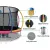 Everfit 10FT Kids Trampoline with Ladder, Safety Net, Basketball Set, UV-Stabilised Padding & Marine-Grade Steel Frame
