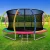 Everfit 12ft Kids Trampoline Rebounder with Safety Net, Basketball Hoop, Heavy-Duty Steel Frame, and UV Protection