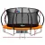 Everfit 12FT Kids Trampoline w/ Safety Net, Ladder, Basketball Set - Heavy-Duty Steel Frame, UV-Resistant, Orange