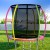 Everfit 6ft Kids Round Trampoline Rebounder with Safety Net, UV-Resistant Mat, Marine-Grade Steel Frame, Ages 3-8