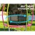 Everfit 6ft Kids Round Trampoline Rebounder with Safety Net, UV-Resistant Mat, Marine-Grade Steel Frame, Ages 3-8