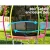 Everfit 6ft Kids Round Trampoline Rebounder with Safety Net, UV-Resistant Mat, Marine-Grade Steel Frame, Ages 3-8