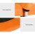 Everfit 6FT Kids Trampoline with Ladder, Safety Enclosure Net, Marine-Grade Steel Frame, UV-Resistant, Orange