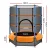 Everfit 4.5FT Kids Trampoline w/ Safety Net & UV-Resistant Mat | Galvanised Frame & Elastic Ropes | Orange | Ages 3-8