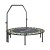 Everfit 48" Round Fitness Trampoline with Adjustable Handrail - Heavy-Gauge Steel Frame & Anti-Slip Feet - Green