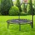 Everfit 48" Round Fitness Trampoline with Adjustable Handrail - Heavy-Gauge Steel Frame & Anti-Slip Feet - Green