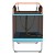 Everfit 6FT Kids Rectangle Trampoline with Swing, Safety Enclosure Net, Marine-Grade Steel, UV-Resistant, Orange