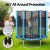 Everfit 6FT Kids Trampoline with Safety Net, UV-Stabilised Padding, Heavy-Duty Steel Frame, Blue, 50kg Capacity Everfit 6FT Kids Trampoline with Safety Net, UV-Stabilised Padding, Heavy-Duty Steel Frame, Blue, 50kg Capacity