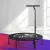 Everfit 40 Inch Foldable Fitness Trampoline with Adjustable Foam Handrail, Heavy Steel Frame, Home Gym Rebounder