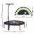 Everfit 40 Inch Foldable Fitness Trampoline with Adjustable Foam Handrail, Heavy Steel Frame, Home Gym Rebounder