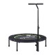 Everfit 40 Inch Foldable Fitness Trampoline with Adjustable Foam Handrail, Heavy Steel Frame, Home Gym Rebounder