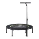 Everfit 40 Inch Foldable Fitness Trampoline with Adjustable Foam Handrail, Heavy Steel Frame, Home Gym Rebounder
