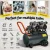 Giantz 50L Oil-Free Air Compressor, Quiet 3.0HP, Portable Tyre Inflator, 200L/Min, Steel, Ultra-Quiet, DIY