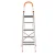 Giantz 5 Step Multi-Purpose Folding Ladder - Lightweight Aluminium, Non-Slip, Easy Grip, 150kg Capacity, Space-Saving