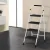 Giantz 4 Step Ladder - Lightweight Folding Steel, 150kg Capacity, Non-Slip, Easy Storage, Indoor/Outdoor Use