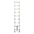 Giantz 2.6M Telescopic Ladder - Premium Aluminium, Extendable, Rust-Resistant, Non-Slip, Space-Saving, Easy Carry
