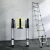 Giantz 2.6M Telescopic Ladder - Premium Aluminium, Extendable, Rust-Resistant, Non-Slip, Space-Saving, Easy Carry
