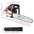 Giantz 75CC Chainsaw - 18" Bar, E-Start, Commercial Grade, Low Kickback, Robust Steel Chain, Oregon Chain Included