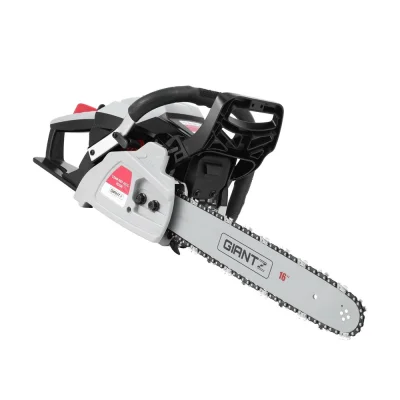 Giantz 42CC Petrol Chainsaw, 16'' Bar, Lightweight Steel Body, 1300W Power, Easy Start, Ideal for Pruning & Cutting