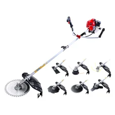 Giantz 62CC Pro-Series 7-in-1 Gardening Tool: Pole Saw, Brush Cutter, Whipper Snipper with Anti-Vibration & Safety Kit