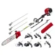 GIANTZ 65CC 9-in-1 Pole Chainsaw, Hedge Trimmer, Brush Cutter & Whipper Snipper with 4.3m Reach, 75cc