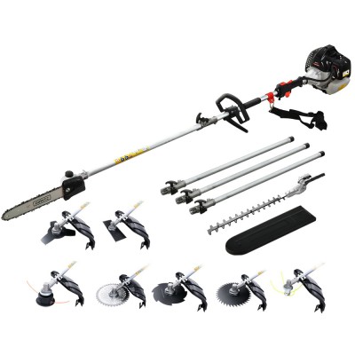 Giantz 65CC Pro-Series 9-in-1 Multi-Tool: Pole Chainsaw, Hedge Trimmer, Brush Cutter & Whipper Snipper, 5.6