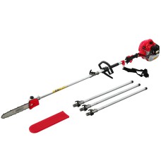 Giantz 62CC 12" Pole Chainsaw - Petrol, 5.6m Reach, Anti-Vibration, Easy Start, Bonus Tool Kit & Safety Set Included Giantz 62CC 12" Pole Chainsaw - Petrol, 5.6m Reach, Anti-Vibration, Easy Start, Bonus Tool Kit & Safety Set Included