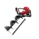 Giantz 92CC Petrol Post Hole Digger with 300mm Auger and 80cm Extension - Heavy-Duty 2-Stroke Engine for Deep Boring