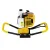 Giantz 74CC Post Hole Digger Motor - Heavy-Duty Steel, Easy Start, Vertical Gearbox, Yellow Engine, 1-Year Warranty