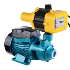 Giantz Yellow QB60 Peripheral Water Pump – 0.5HP Electric, Brass Impeller, 35m Head, Auto Control for Garden & Car Wash
