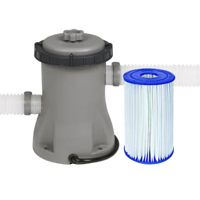 Bestway Flowclear™ 330GPH Pool Pump Cartridge Filter - 1249L/H for Above-Ground Pools, Includes Filter & Adaptors