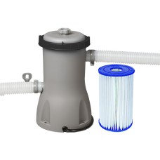 Bestway Flowclear 530GPH Pool Pump Cartridge Filter for 1,100-17,400L Above-Ground Pools with Air Purge Valve