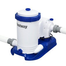 Bestway FlowClear™ Pool Pump Cartridge Filter 2500GPH | 9,463L/H | Ideal for 18ft+ Above Ground Pools | 1-Year Warranty